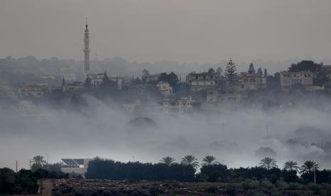 Israel menyerang Hizbullah di Lebanon selatan pada Selasa (17/10/2023) pagi. Hizbullah menyerang Israel pada Rabu (24/4/2024).