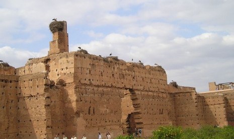 Istana El Badi di Maroko.