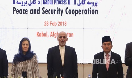 Kabul Peace Process Conference yang dihadiri Wakil Presiden RI Jusuf Kalla dan Presiden Afganistan, Ashraf Ghani