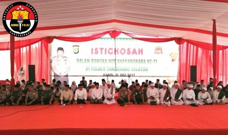 Istighosah di Polres Tangsel