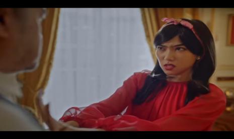 Isyana Sarasvati ketika bermain di film Petualangan Sherina 2.