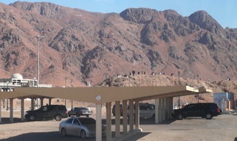 Mengenal Jabal Uhud di Kota Madinah. Foto: Jabal Uhud, Madinah.