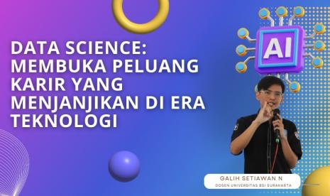 Jadi seorang data scientist memberikan peluang yang tak terbatas untuk menggali wawasan berharga dari data dan membuat perubahan positif dalam berbagai industri. Perkembangan teknologi, seperti kemunculan ChatGPT, Google Bard dan chatbot lainnya, juga semakin menguatkan posisi data science sebagai bidang yang menarik. 