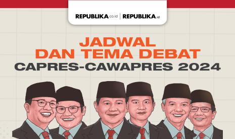 Infografis Jadwal dan Tema Debat Capres-Cawapres 2024
