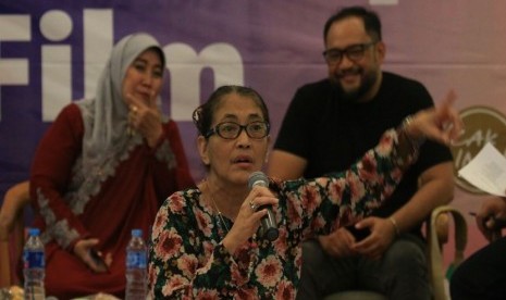 Jajang C Noer dalam workshop bertajuk Film Dalam Aspek Produksi dan Policy