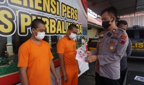 Jajaran Polres Purbalingga menggelar pengungkapan kasus obat terlarang jenis sabu.