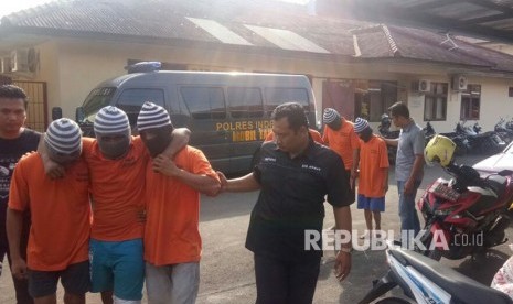 Enam residivis ditangkap polisi karena melakukan pencurian dengan kekerasan. Ilustrasi.