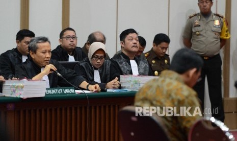 Jaksa penuntut umum sidang terdakwa kasus dugaan penistaan agama, Basuki Tjahaja Purnama alias Ahok.