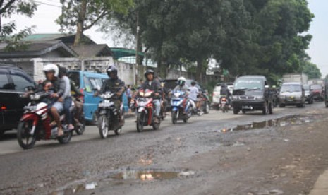 Jalan perbatasan Sukabumi, Jawa Barat