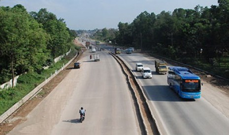 Jalan Soekarno-Hatta di Bandarlampung.