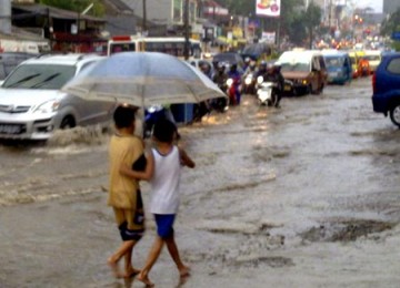 Jalan Margonda banjir, ilustrasi