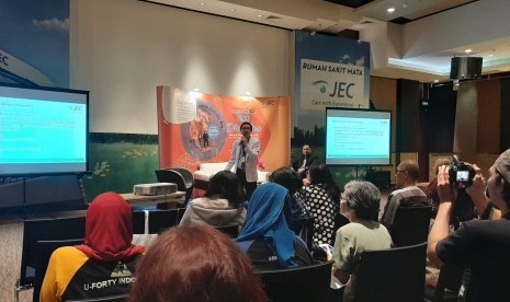 Jalannya seminar dalam memperingati hari diabetes sedunia.