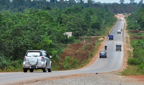 Jalur Trans Kalimantan.a