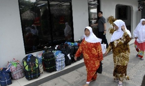 Jamaah calon haji Indonesia.