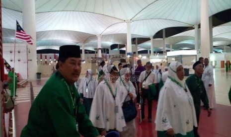 Malaysia Perbarui Tabungan Haji dengan Sistem Wakalah. Foto ilustrasi jamaah haji asal Malaysia sudah tiba di Arab Saudi melalui Bandara Internasional King Abdul Aziz, Jeddah, Arab Saudi.