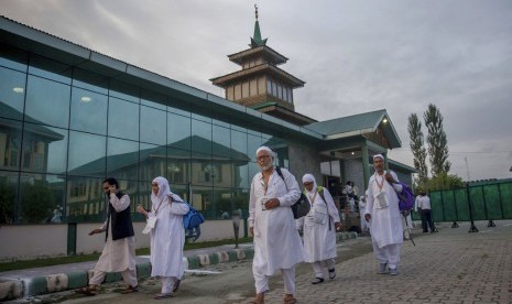 Jamaah haji dari berbagai negara mulai berdatangan di Makkah, Arab Saudi.