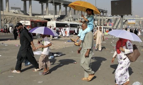 Jamaah haji di Makkah.