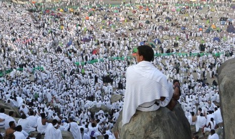  Jamaah haji di Padang Arafah