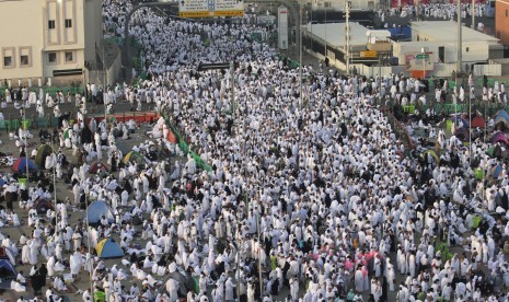 Jamaah haji di Padang Arafah