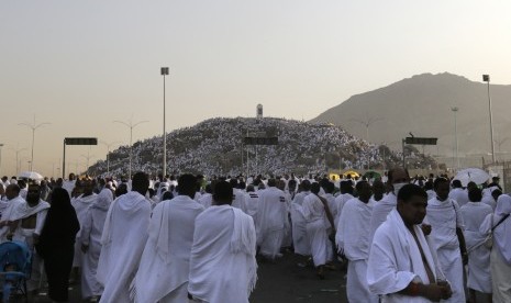 Jamaah haji di Padang Arafah