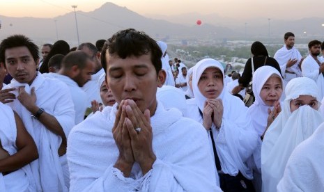 Jamaah haji di Padang Arafah