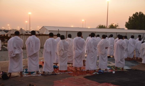 Jamaah haji di Tanah Suci Makkah, Arab Saudi.