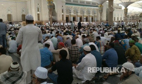 Jamaah haji shalat jumat 