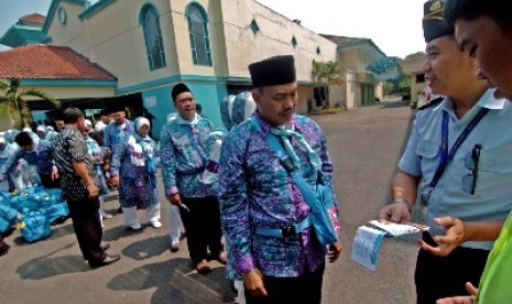 Jamaah haji siap berangkat menuju Tanah Suci.