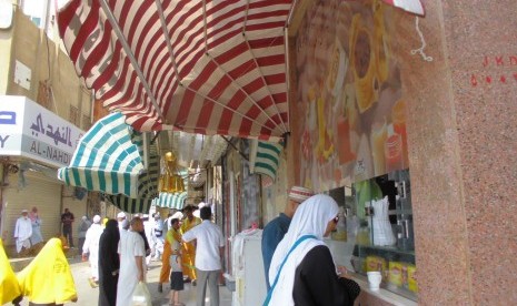 Jamaah haji wanita di Makkah, Arab Saudi.