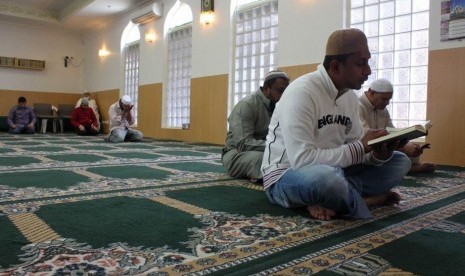 Jamaah Masjid di Melbourne. 