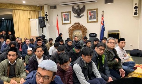 Idul Adha, Rayakan Momen Berbagi di Tengah Pandemi. Foto ilustrasi: Sholat idul adha di Melbourne.