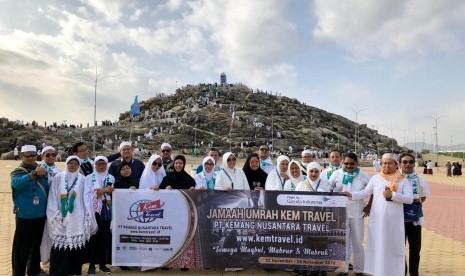 Jamaah umrah  PT Kemang Nusantara Travel. 