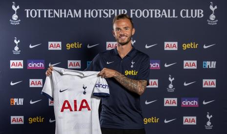 James Maddison resmi menjadi pemain Tottenham Hotspur.