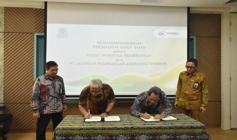 Jaminan Pembiayaan Askrindo Syariah atau Askrindo Syariah menandatangani perjanjian kerja sama dengan Pusat Investasi Pemerintah. 