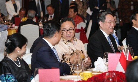 Jamuan makan antara Ketua MR RI dengan Ketua Majelis Permusyawaratan Politik China.