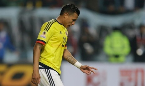 Jeison Murillo saat membela timnas Kolombia