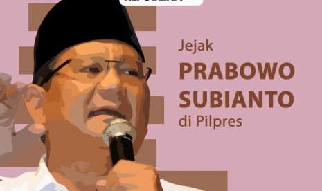 Jejak Prabowo Subianto di berbagai pilpres.