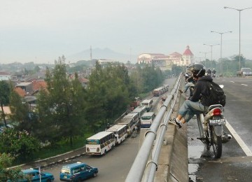 Jembatan layang Pasar Rebo. (ilustrasi)