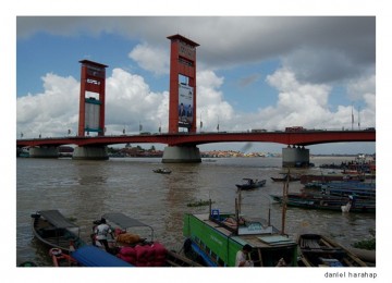 Jembatan Ampera Palembang, ilustrasi