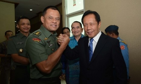 Jenderal Gatot Nurmantyo dan Letjen (Purn) Sutiyoso.