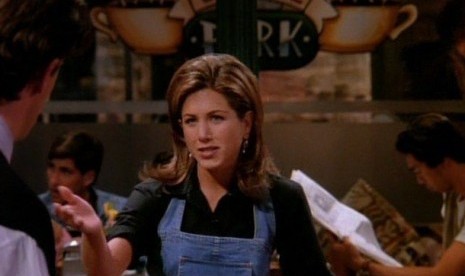 Jennifer Aniston saat berperan sebagai Rachel Green dalam serial Friends 