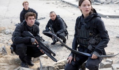 Jennifer Lawrence unggah foto pertama di 'The Hunger Games