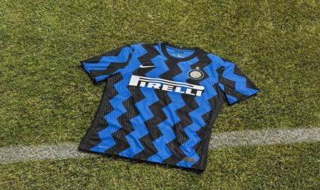 Jersey kandang Inter Milan untuk musim 2020/2021.