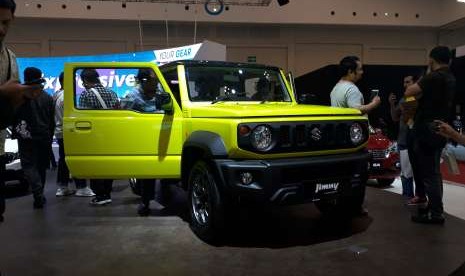 Jimny tidak pernah sepi pengunjung selama GIIAS berlangsung