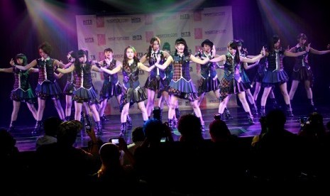 JKT 48 tampil memeriahkan peluncuran CD yang bertajuk 