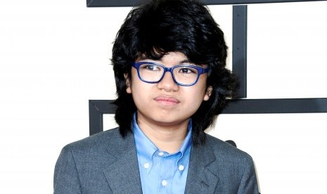 Joey Alexander saat menghadiri Grammy Awards ke-58 di Staples Center, Los Angeles, (16/2).