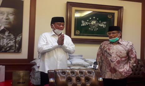 John N. Palinggi bertemu dengan ketum PBNU Said Aqil