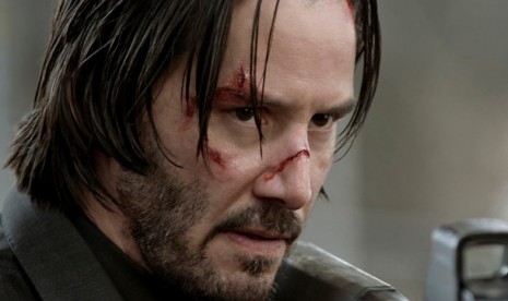 John Wick diperankan Keanu Reaves. 