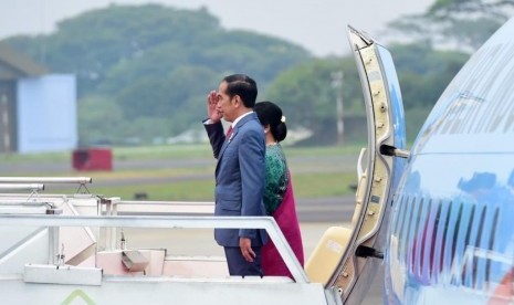 Jokowi Bertolak ke Korea Selatan