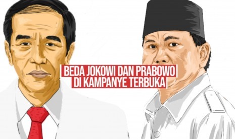 Jokowi dan Prabowo (ilustrasi)